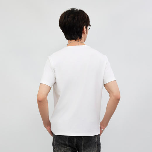 【120支系列】HX 夏季圆领短袖T恤S102522720101/02 商品图3