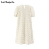 会员福利【莱赛尔！轻奢高品质】拉夏贝尔/La Chapelle法式名媛风高级感圆领短袖连衣裙女气质直筒裙 商品缩略图2