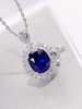 5.3ct刻面蓝宝石戒指吊坠 商品缩略图2