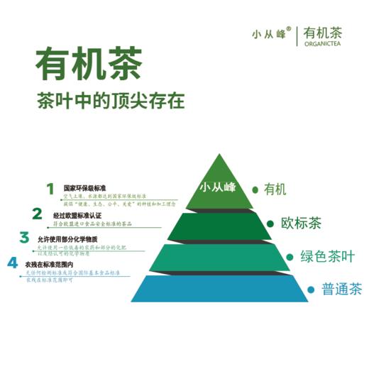 小从峰有机绿茶 250g 甘香馥郁 浓香醇正 商品图2