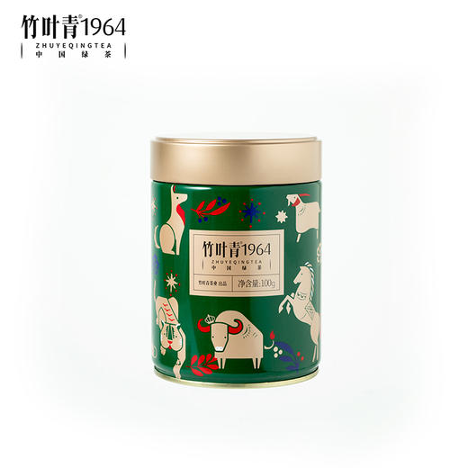 竹叶青1964绿茶卷曲形峨眉高山茶一级罐装100g自饮口粮茶四川绿茶 商品图2