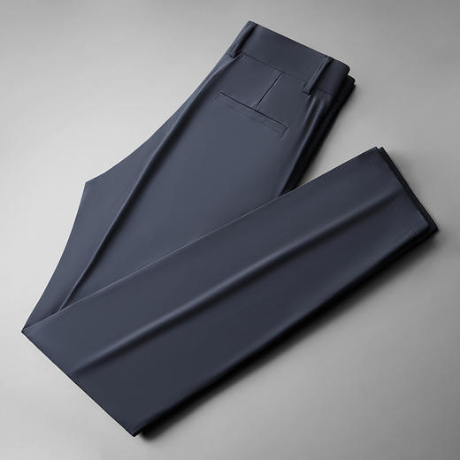 【冰丝弹力】【DDP】大依优型大码商务休闲裤直筒长裤男舒适弹力休闲商务简约百搭加肥加大男装 商品图4