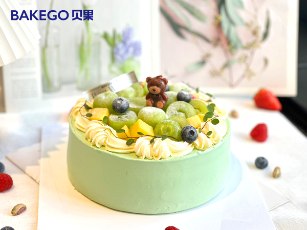 《果香绿梦》轻糖生日蛋糕