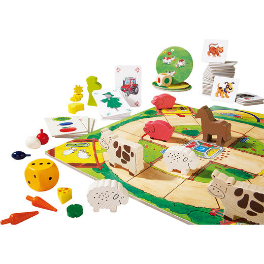 HABA 开心农场 十合一 桌游 适合3岁+ 多种玩法，锻炼各项能力 德国品牌-1004278001 商品图10