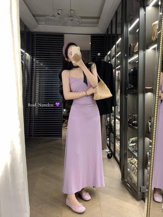 Read Nameless /紫色韵味吊带长裙 2025/4/28 商品图0