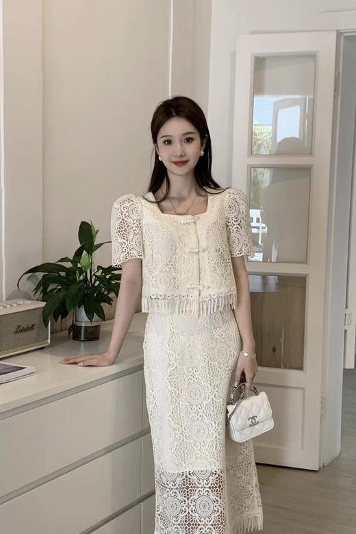 ELLA JADE 新中式质感蕾丝套装 18285 商品图0