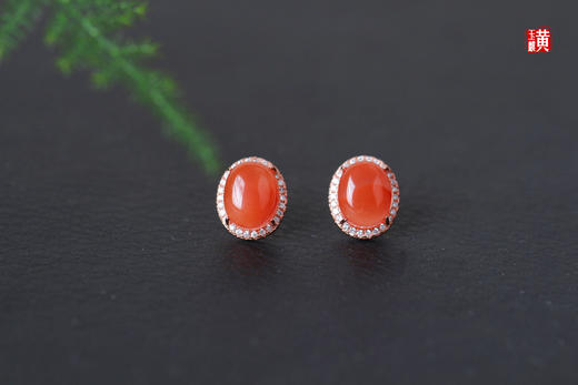 南红【花漾】套装，925银镶 商品图4