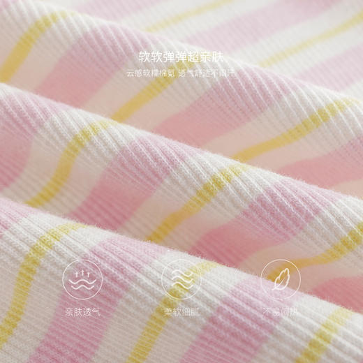 马克珍妮女童小飞袖清新条纹背心 宝宝上衣2025年夏装新款550752 商品图4