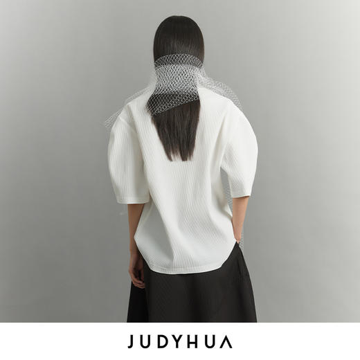 JUDYHUA 纯粹系列弧形袖T恤 商品图1
