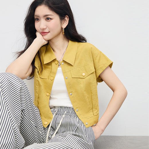 【周末秒杀】熙世界条纹阔腿裤薄款女夏季2025年新款休闲宽松遛弯裤直筒长裤子 商品图4