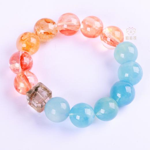 【海上日出】海蓝宝幽灵手串ZX2503063 商品图2