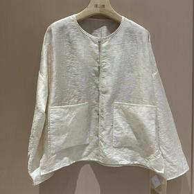 【线上专属】新中式上衣（25710009-玉色）