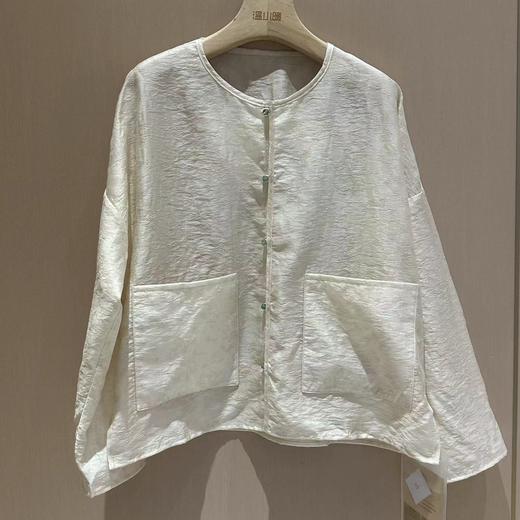 【线上专属】新中式上衣（25710009-玉色） 商品图0