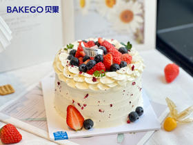 《莓莓云镜》水果动物奶油蛋糕