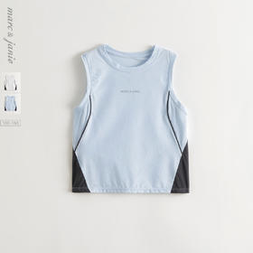 马克珍妮男童轻盈透气户外运动背心儿童上衣2025年夏装新款550570