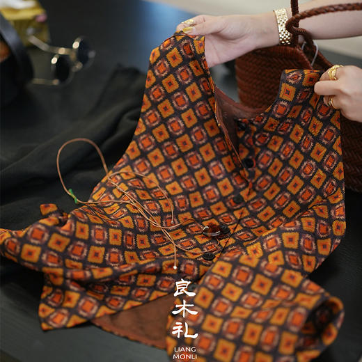 【现货】良木礼香云纱马甲（58865） 商品图4