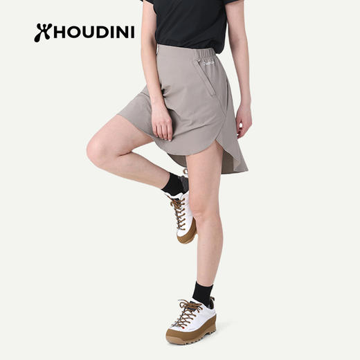 HOUDINI胡丁尼 Stride Skirt 迈步 女户外弹性速干时尚运动短裙 860005 商品图2