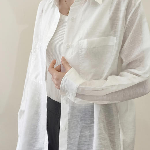 【商场同款】麦檬夏衬衫上衣4F5321011Q 商品图2