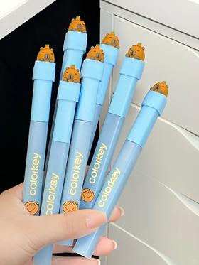 🍊珂拉琪橘子水豚唇露！baby蓝夏日DNA动了！🩵