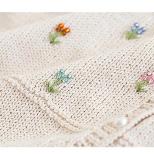 苏苏姐家繁花点点手工diy编织吊带毛线团亚麻蕾丝自制衣服材料包 商品图2