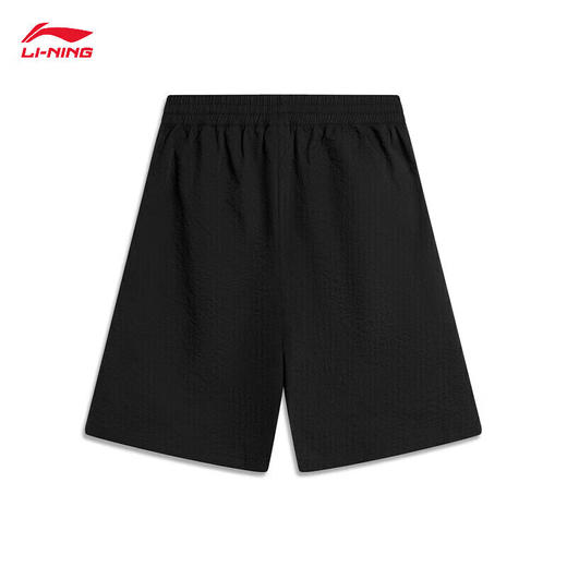 李宁韦德丨休闲短裤男子2024夏季拉链口袋简约舒适运动短裤AKSU347 商品图1