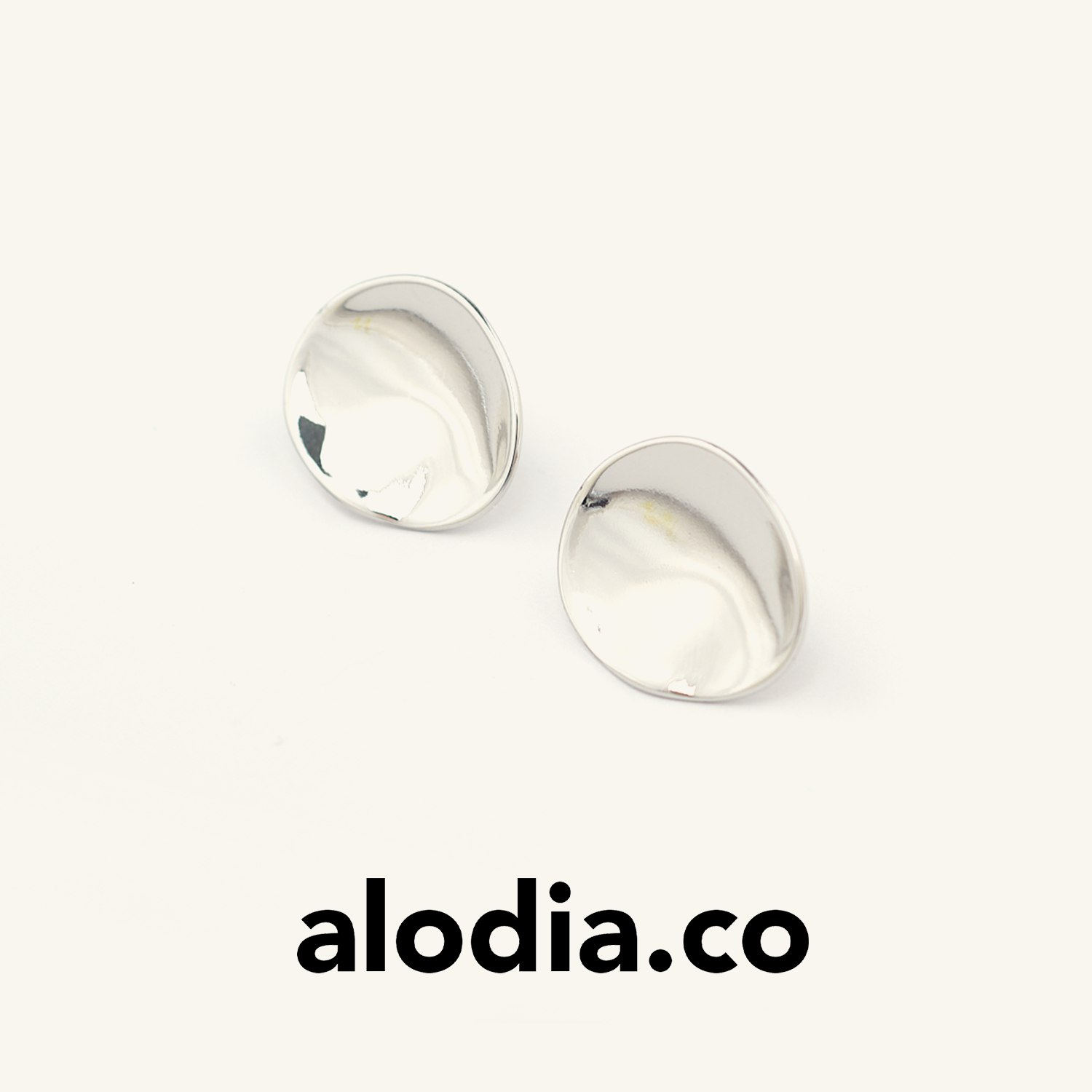 【陈瑶同款】alodia.co 品牌直发 涟漪耳钉 简约百搭长期主义方圆脸显瘦小心机