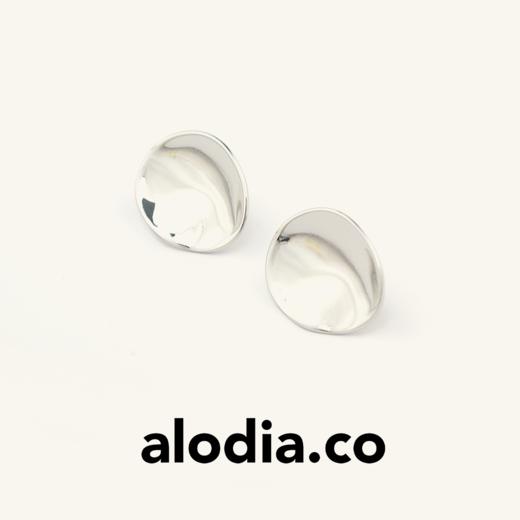 【陈瑶同款】alodia.co 品牌直发 涟漪耳钉 简约百搭长期主义方圆脸显瘦小心机 商品图0