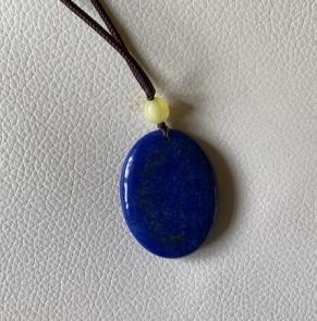 JS（小白）青金石无事牌项链 商品图0