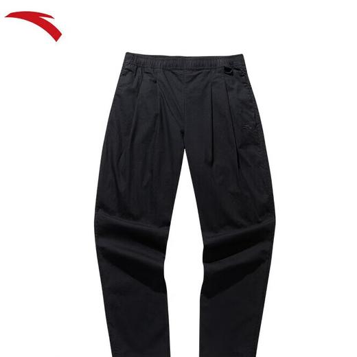 安踏好事发生 新年款休闲长裤男士春季宽松百搭直筒裤152518517 基础黑-3 商品图0