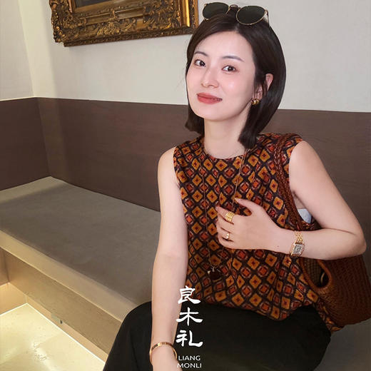 【现货】良木礼香云纱马甲（58865） 商品图1