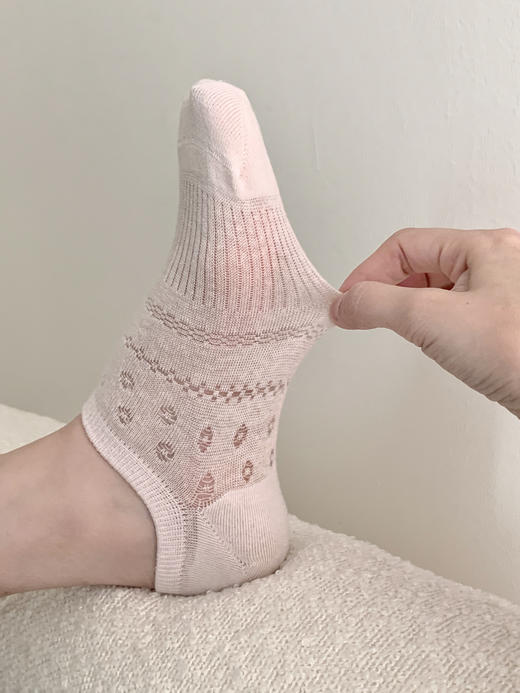 镂空隐形船袜8双（锁 商品图1