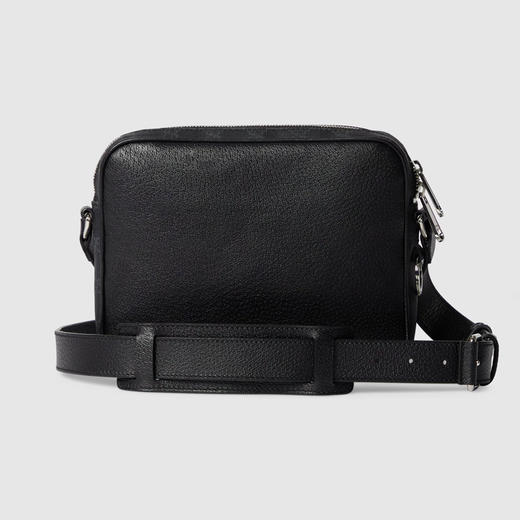 GUCCI 古驰 男士 GG Supreme 帆布小号单肩包 黑色 795464 FACU5 1000 商品图2