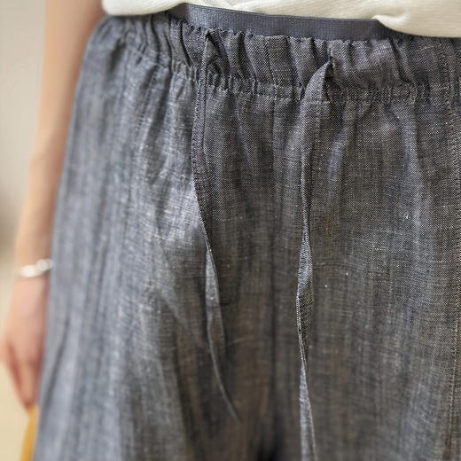 【预售7天】良木礼亚麻休闲裤（8126） 商品图3
