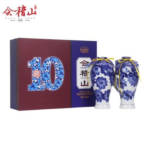 会稽山 花雕十年 半干型 绍兴黄酒 500ml*2瓶 礼盒装 商品图1