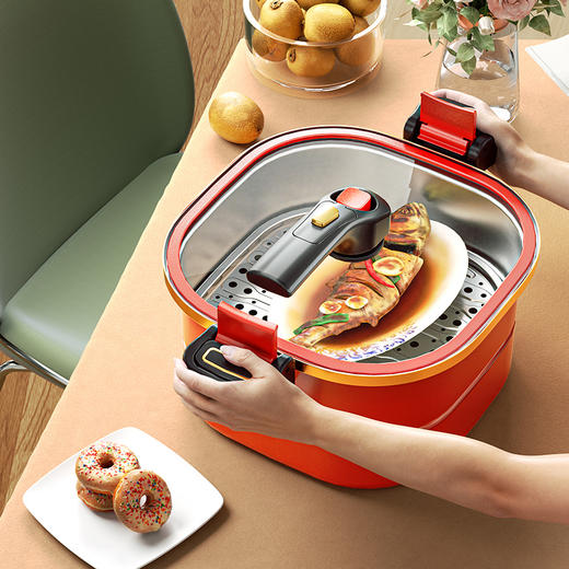 欧锐铂红韵东方-珐琅微压锅ORB-1273 商品图1