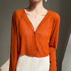 纤束马小香风法式V领开衫 SL-8287 商品缩略图2