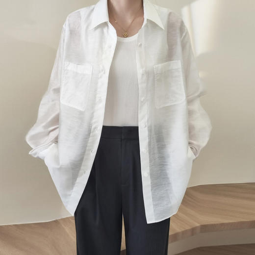 【商场同款】麦檬夏衬衫上衣4F5321011Q 商品图0