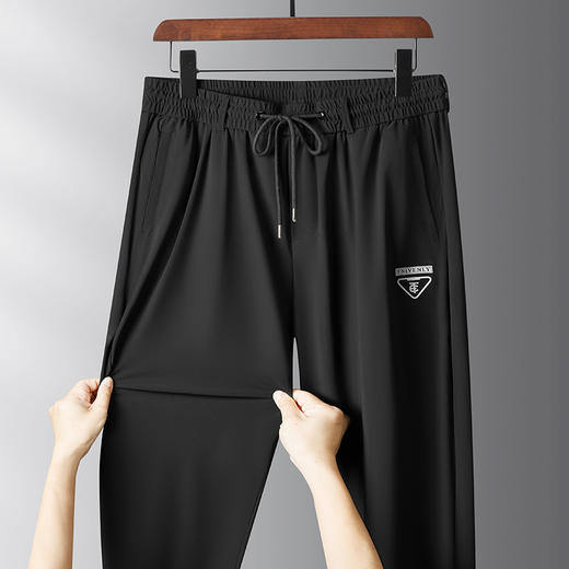 【DX】大依优型大码冰丝休闲裤运动长裤加肥加大弹力舒适胖子肥佬裤子男士 商品图1