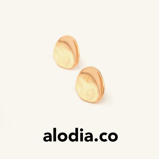 【陈瑶同款】alodia.co 品牌直发 涟漪耳钉 简约百搭长期主义方圆脸显瘦小心机 商品图1