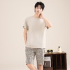 自然醒染夏家居服男睡衣100纯棉套装短袖短裤大码夏薄款四季通用高级感家居服QH 商品缩略图2