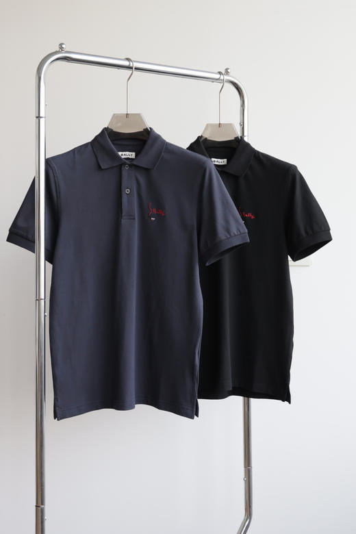 BA11Y 蛇年生肖限定 拉架棉 驻地网面 翻领短袖POLO衫 TX462 商品图3