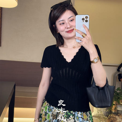 【部分现货】良木礼真丝上衣（7887） 商品图3