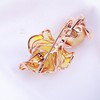 【金玉满堂】空窗珐琅金鱼胸针ZZ12502011 商品缩略图5