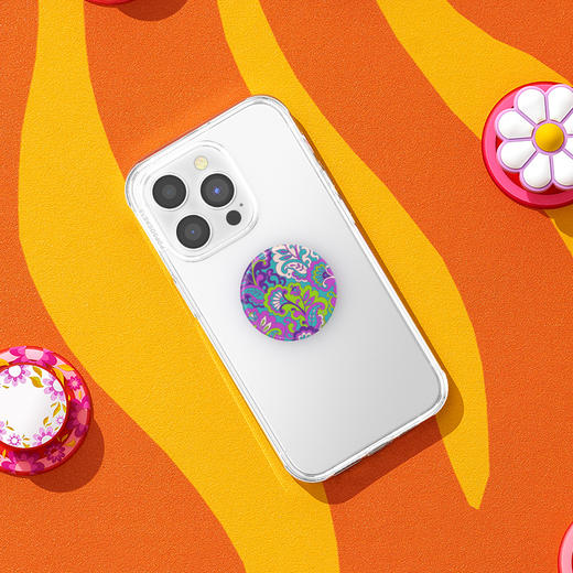 【热带舞曲】紫斑斓花 POPGRIP泡泡骚 Graphic平面系列 紫色 植物花卉 商品图1