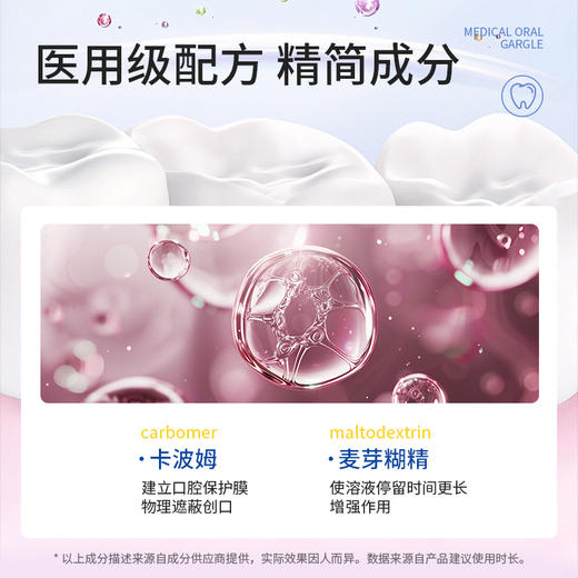 复因医用口腔溃疡含漱液 200ml （薄荷味） 口腔溃疡清新口气 商品图3