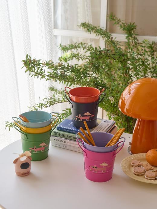 杂物救星【Scion小狐狸铁艺收纳桶】收纳届小精灵 可以DIY的桌面收纳桶 宝藏好物 商品图1