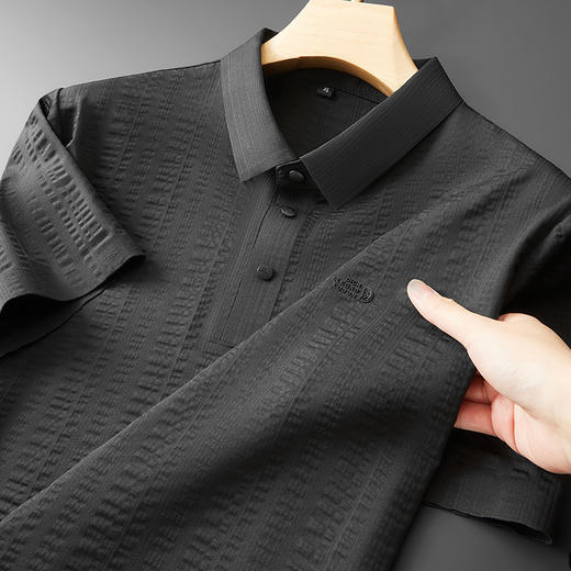 【DPF】大依优型大码短袖POLO衫加肥加大码丝光棉休闲半袖体恤上衣男士 商品图1