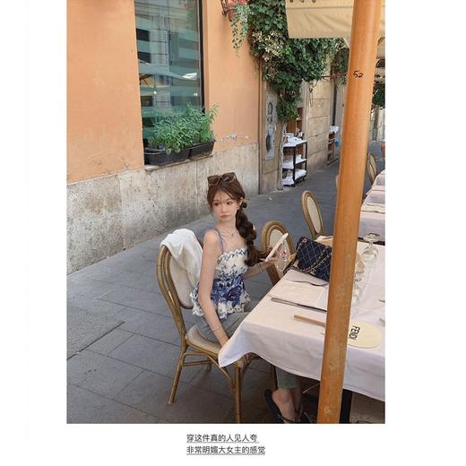 金蘑菇菇 Villa Petriolo西西里 刺绣吊带上衣 商品图10