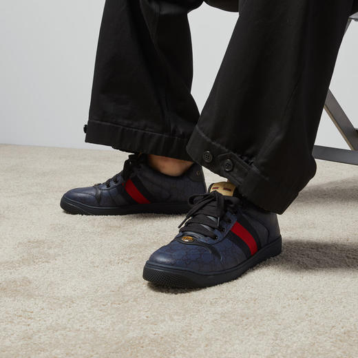GUCCI 古驰 男士 GG Screener帆布休闲运动鞋 混色 763525 FACMI 8443 商品图3