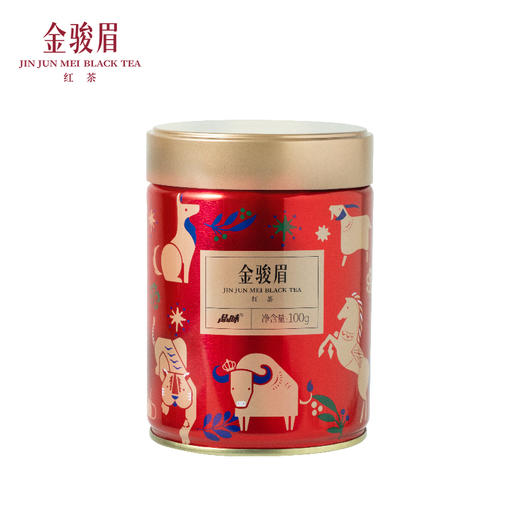 品味牌金骏眉红茶一级100g罐装茶叶自饮茶竹叶青茶业出品 商品图3
